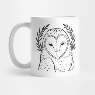 Night Owl Line Art Mug